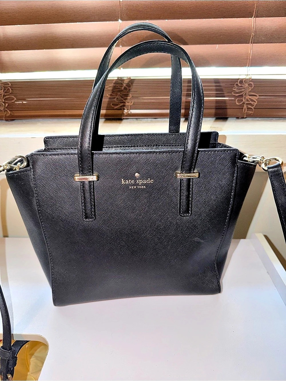 Kate Spade Medium Top Zip Satchel Black
